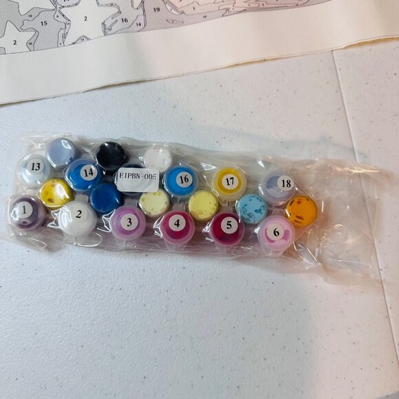 Patriotic Mason Jar Paint By Number Kit Craft Kit - Picture 7 of 9